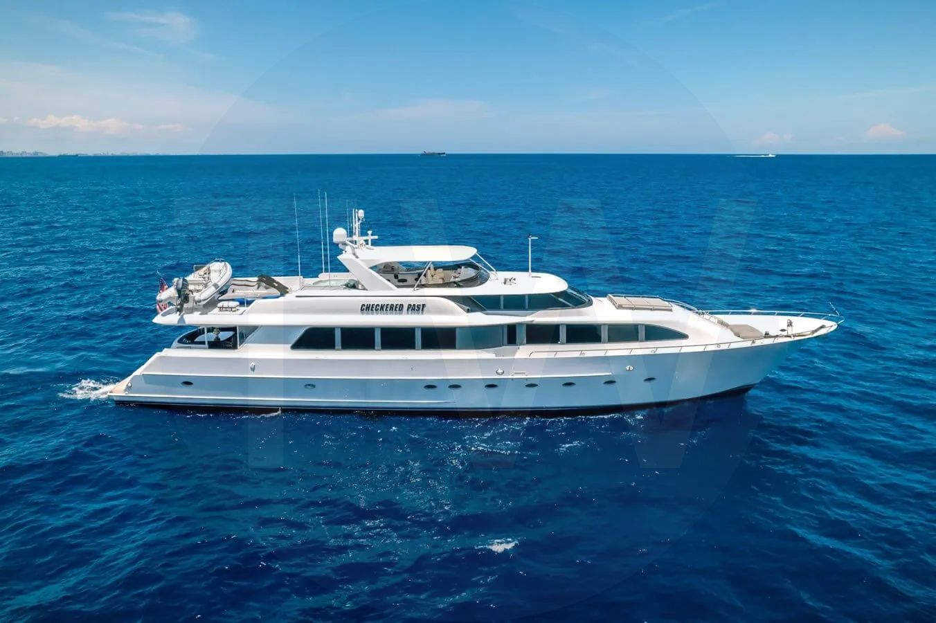 White Checkered Past yacht - 2026 guide with the owner of the world's 4486th largest yacht, the 76th largest yacht built by superyacht builder Westport, based in United States.