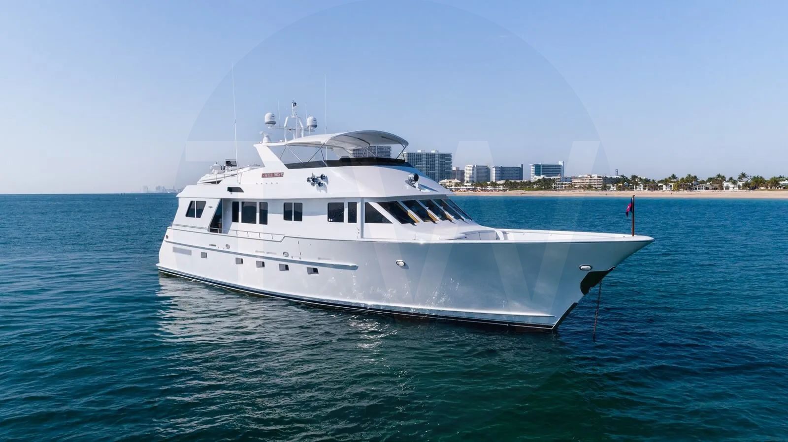 White Well Done yacht for sale and price, showing the details and features of the interior and exterior available for purchase from LIME Yachts and Brokerage located in Fort Lauderdale Florida.