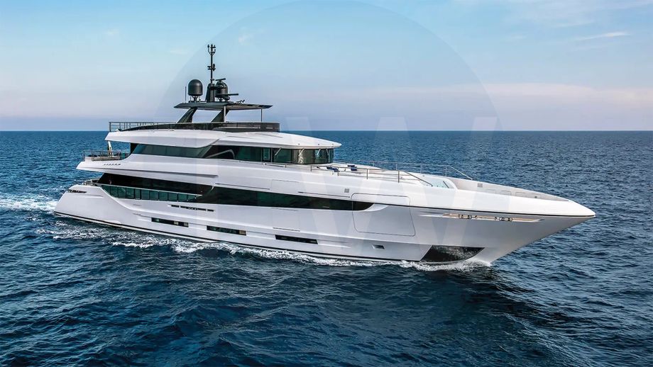 White Miss America yacht for sale and price, showing the details and features of the interior and exterior available for purchase from LIME Yachts and Brokerage located in Fort Lauderdale Florida.