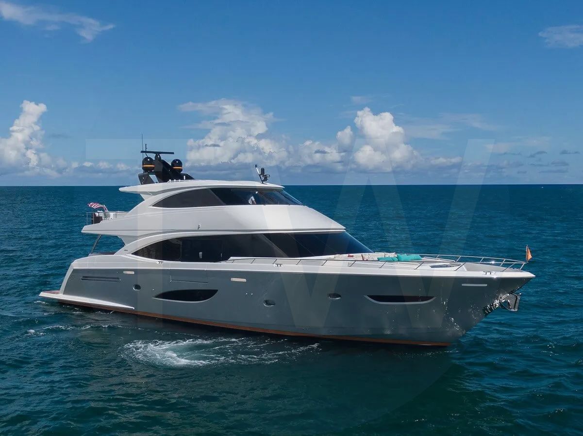 White Obsession yacht for sale and price, showing the details and features of the interior and exterior available for purchase from LIME Yachts and Brokerage located in Fort Lauderdale Florida.
