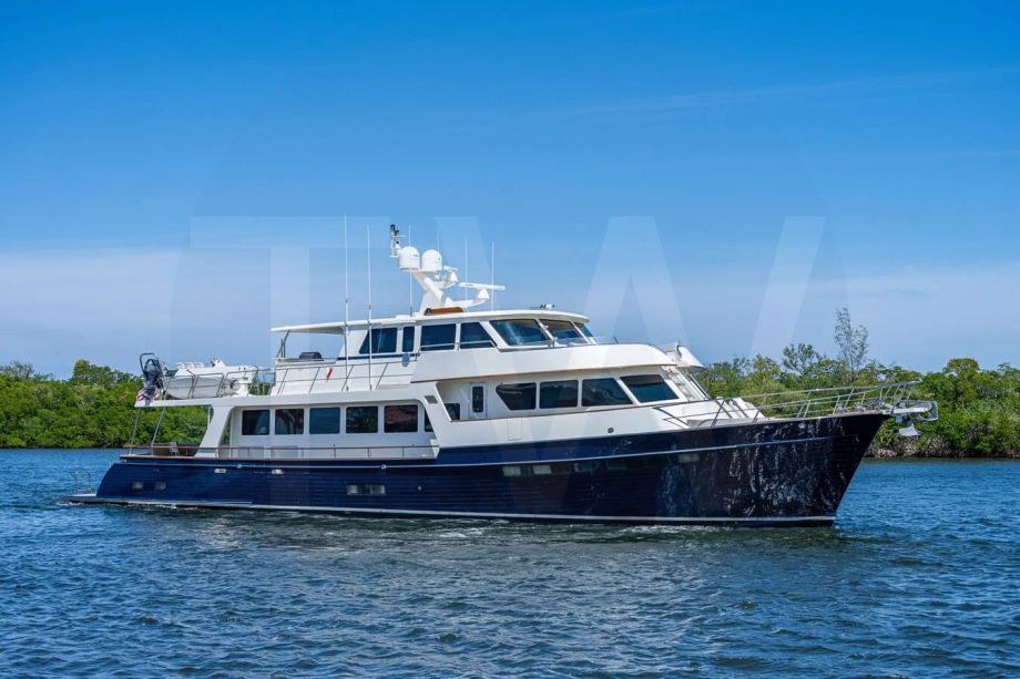 White Pivot yacht for sale and price, showing the details and features of the interior and exterior available for purchase from LIME Yachts and Brokerage located in Fort Lauderdale Florida.