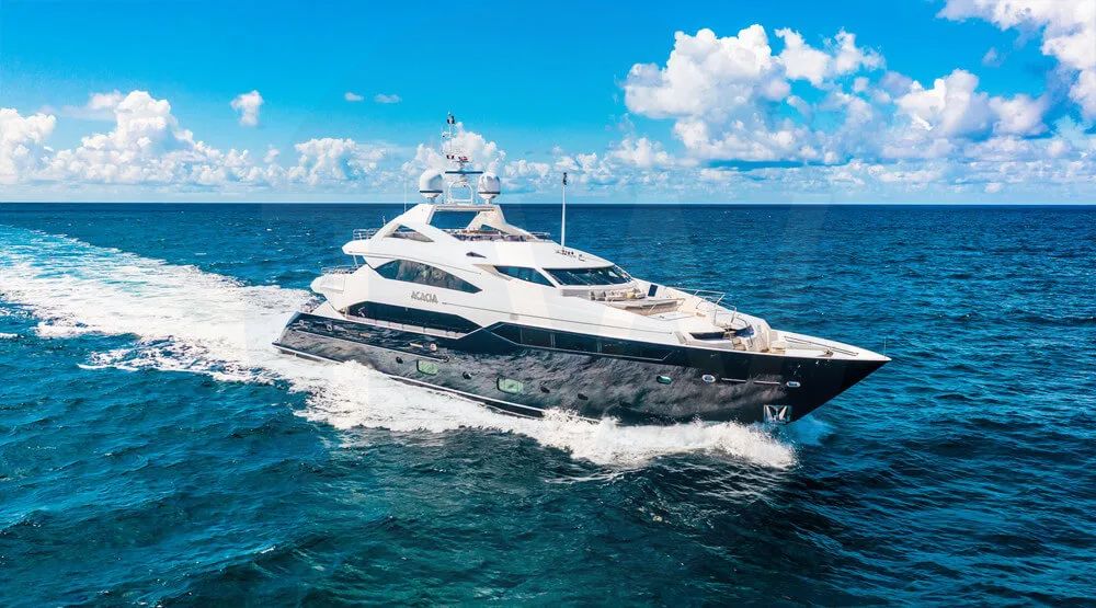 White Incitatus yacht for charter and price, located in Caribbean; Bahamas offered for rent by LIME Yachts and Brokerage located in Fort Lauderdale Florida.