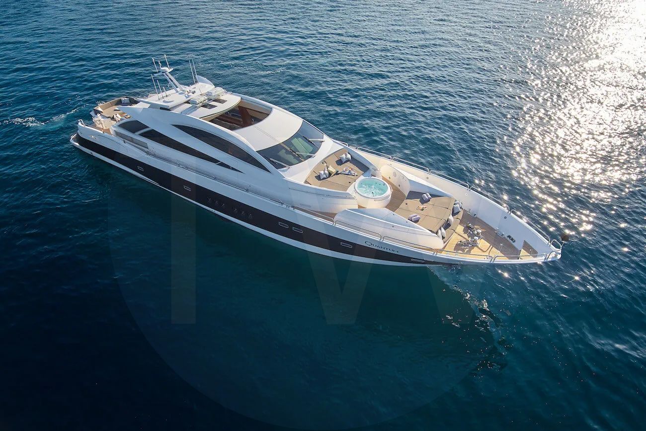 White Quantum yacht - 2026 guide with the owner of the world's 5255th largest yacht, the 111th largest yacht built by superyacht builder Sunseeker, based in United Kingdom.