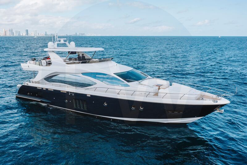 White Reset yacht for sale and price, showing the details and features of the interior and exterior available for purchase from LIME Yachts and Brokerage located in Fort Lauderdale Florida.