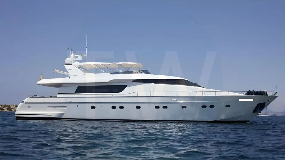 White Fortuna yacht for sale and price, showing the details and features of the interior and exterior available for purchase from LIME Yachts and Brokerage located in Fort Lauderdale Florida.