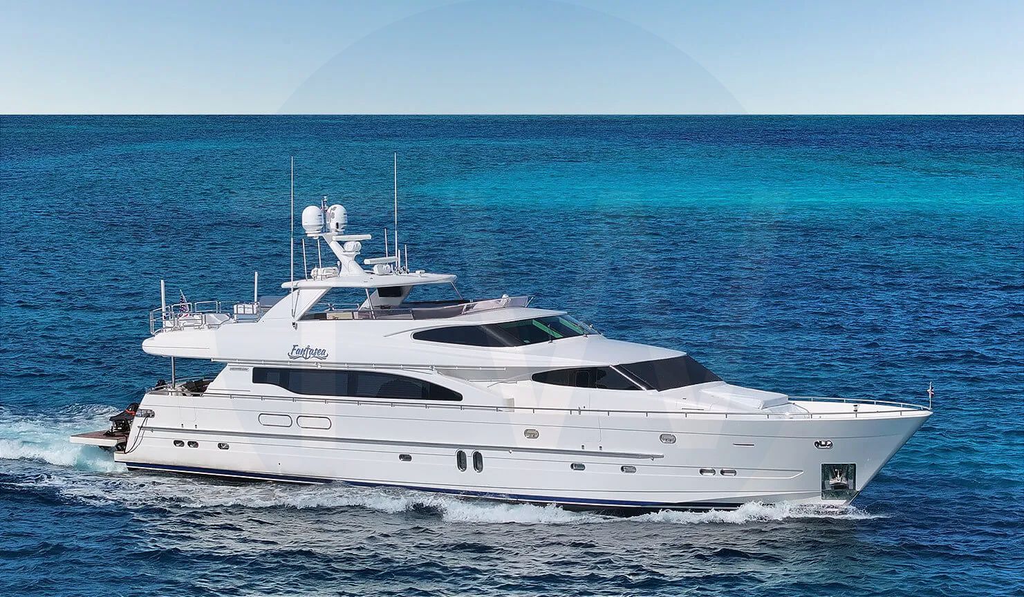 White Fantasea yacht - 2026 guide with the owner of the world's 7642nd largest yacht, the 81st largest yacht built by superyacht builder Horizon, based in Taiwan.