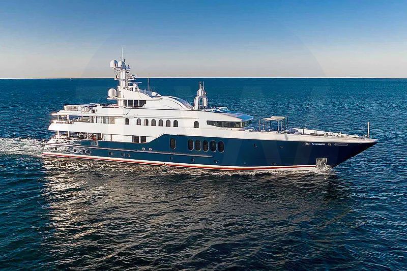 White 4 Roses yacht for sale and price, showing the details and features of the interior and exterior available for purchase from LIME Yachts and Brokerage located in Fort Lauderdale Florida.