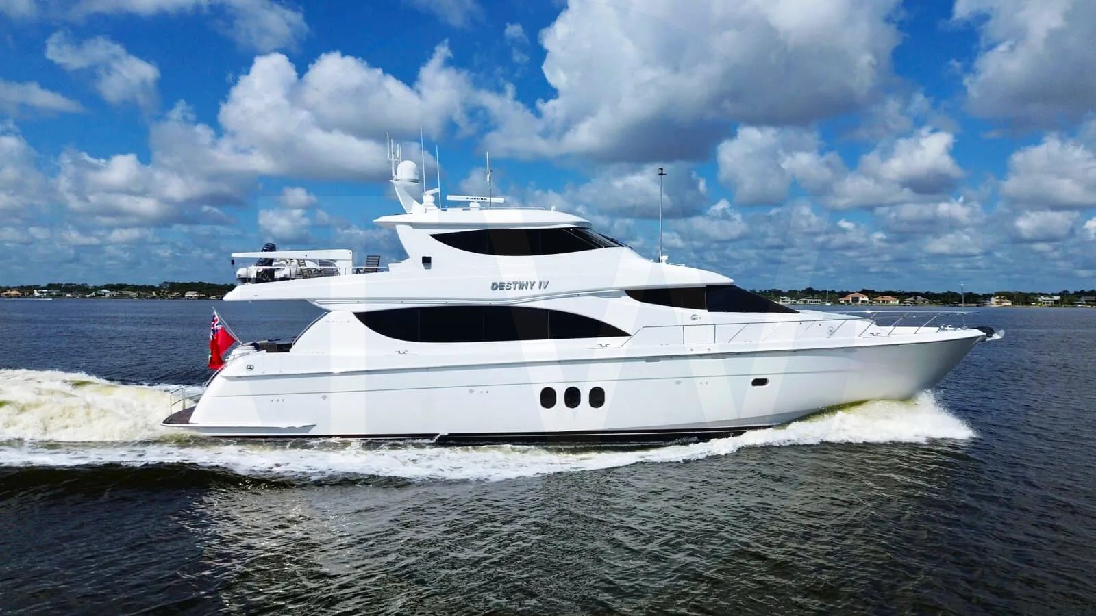 White Time-2 Fly yacht for sale and price, showing the details and features of the interior and exterior available for purchase from LIME Yachts and Brokerage located in Fort Lauderdale Florida.