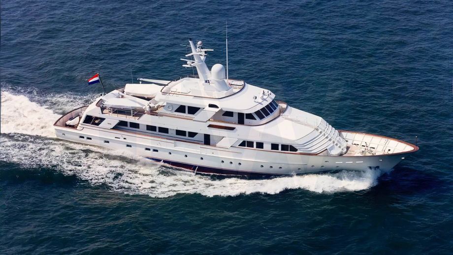 White Alaia yacht for sale and price, showing the details and features of the interior and exterior available for purchase from LIME Yachts and Brokerage located in Fort Lauderdale Florida.