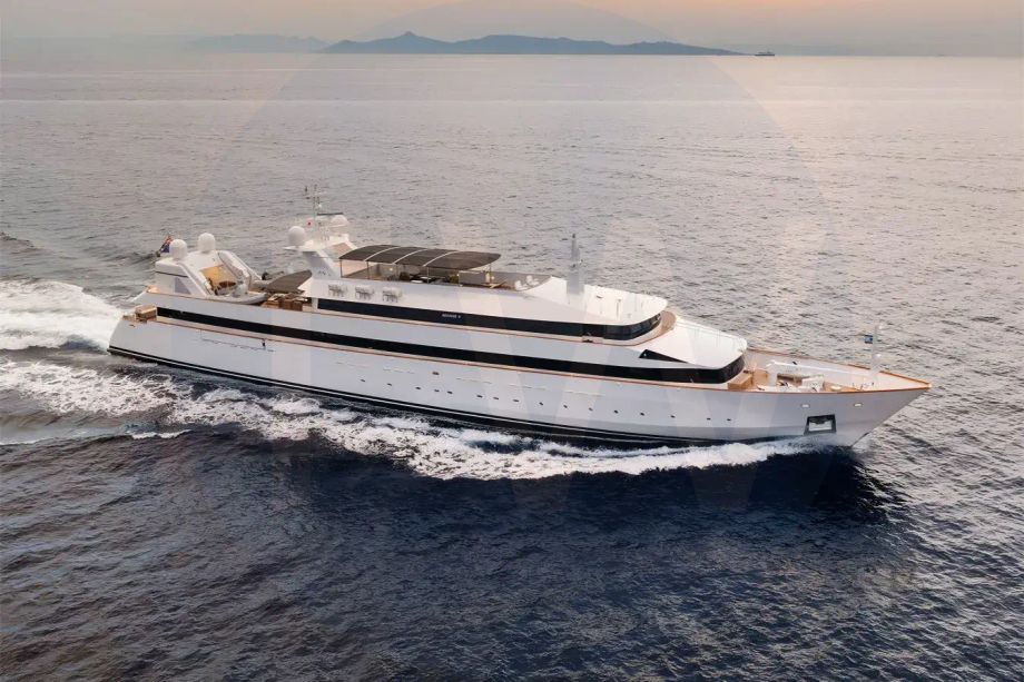 White Adamas V yacht for sale and price, showing the details and features of the interior and exterior available for purchase from LIME Yachts and Brokerage located in Fort Lauderdale Florida.