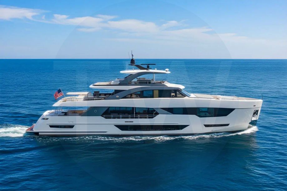 White Serenity Now yacht for sale and price, showing the details and features of the interior and exterior available for purchase from LIME Yachts and Brokerage located in Fort Lauderdale Florida.