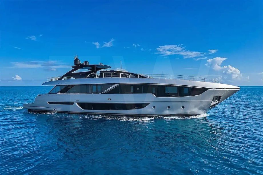 White Beso yacht for sale and price, showing the details and features of the interior and exterior available for purchase from LIME Yachts and Brokerage located in Fort Lauderdale Florida.