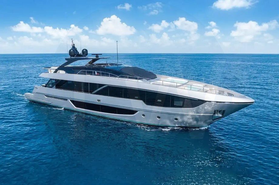 White Beso yacht for sale and price, showing the details and features of the interior and exterior available for purchase from LIME Yachts and Brokerage located in Fort Lauderdale Florida.