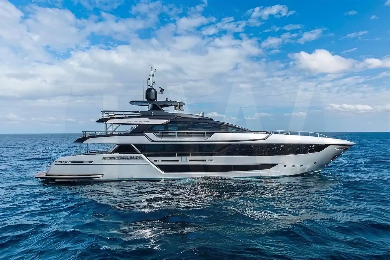 White Euro yacht - 2026 guide with the owner of the world's 2576th largest yacht, the 5th largest yacht built by superyacht builder Riva, based in Italy.