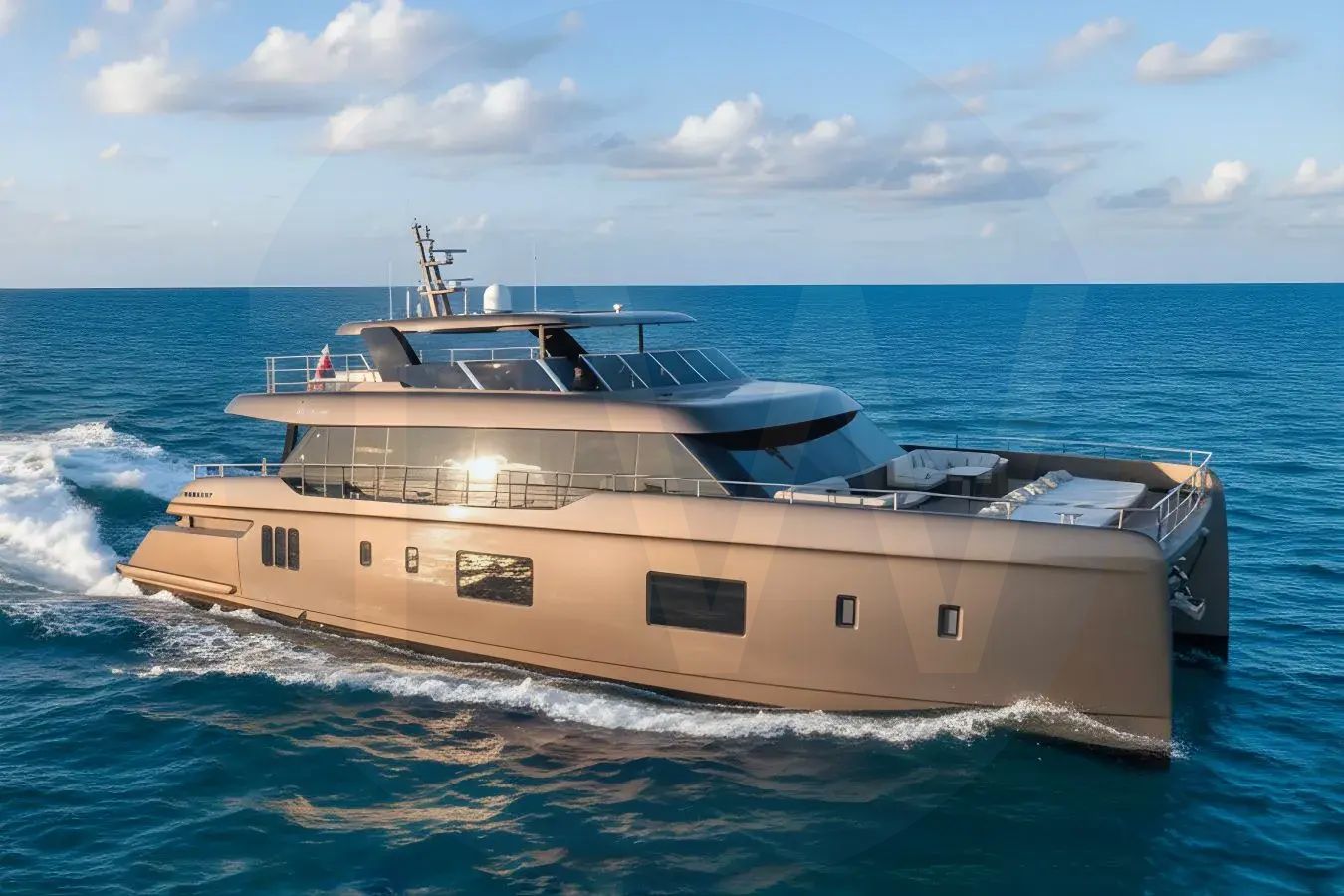 White Twilight yacht - 2026 guide with the owner of the world's 7899th largest yacht, the 6th largest yacht built by superyacht builder Sunreef Yachts, based in Poland.