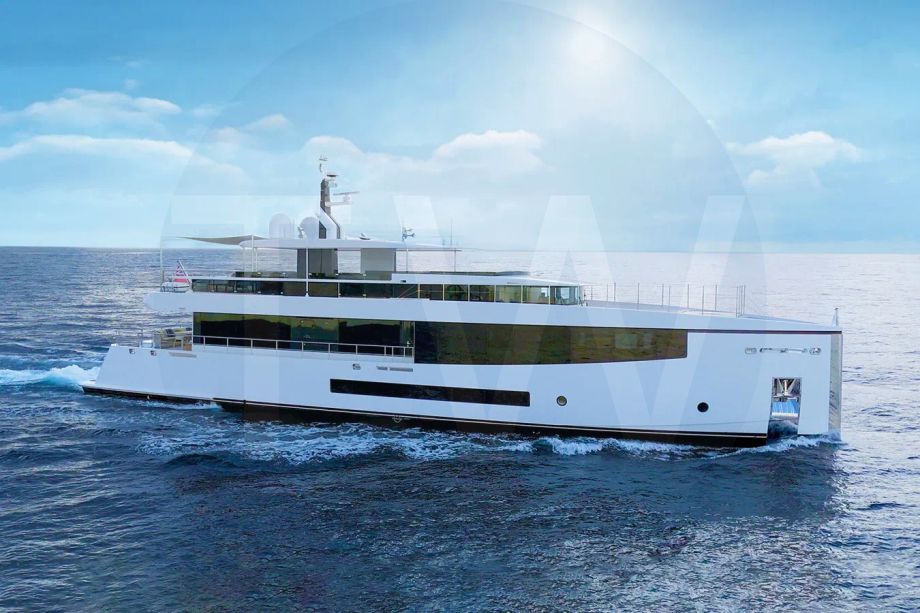 White Graycliffs yacht for sale and price, showing the details and features of the interior and exterior available for purchase from LIME Yachts and Brokerage located in Fort Lauderdale Florida.