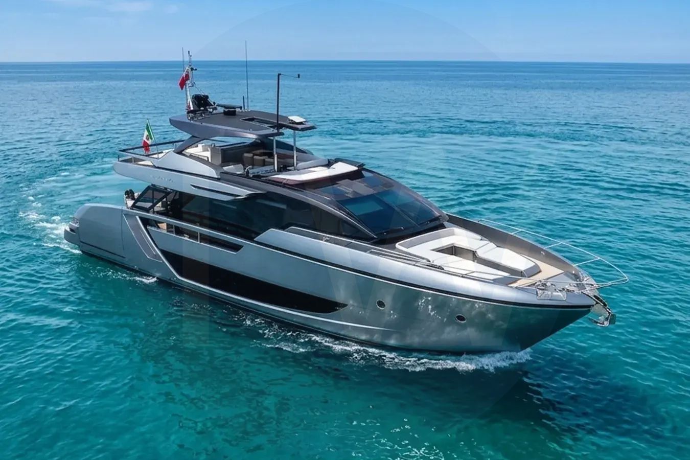 White L'As Bleu yacht - 2026 guide with the owner of the world's 12469th largest yacht, the 285th largest yacht built by superyacht builder Riva, based in Italy.