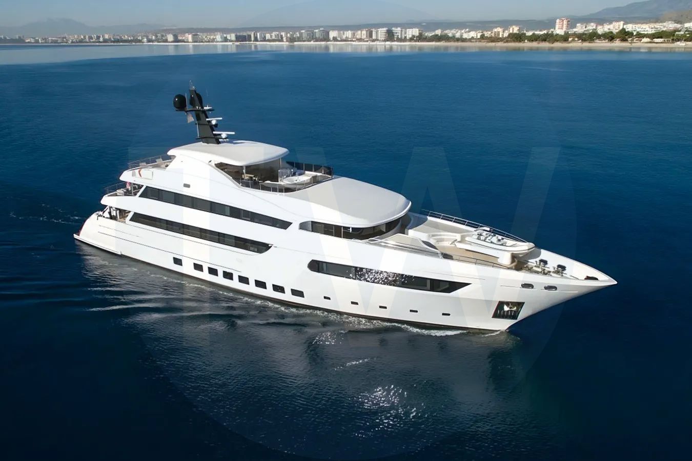 White Bebe yacht - 2026 guide with the owner of the world's 1517th largest yacht, the 1st largest yacht built by superyacht builder Vos Marine, based in Turkey.