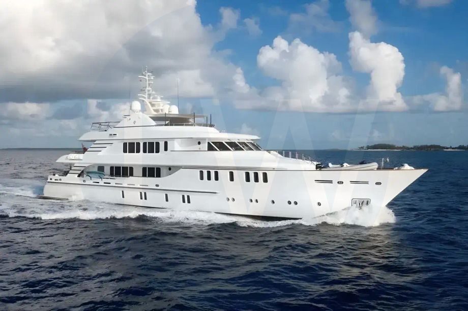 White Mystic yacht for charter and price, located in Mediterranean; Croatia; France; Italy; Monaco; Montenegro; Caribbean; Antigua; Saint Martin; St Barts offered for rent by LIME Yachts and Brokerage located in Fort Lauderdale Florida.