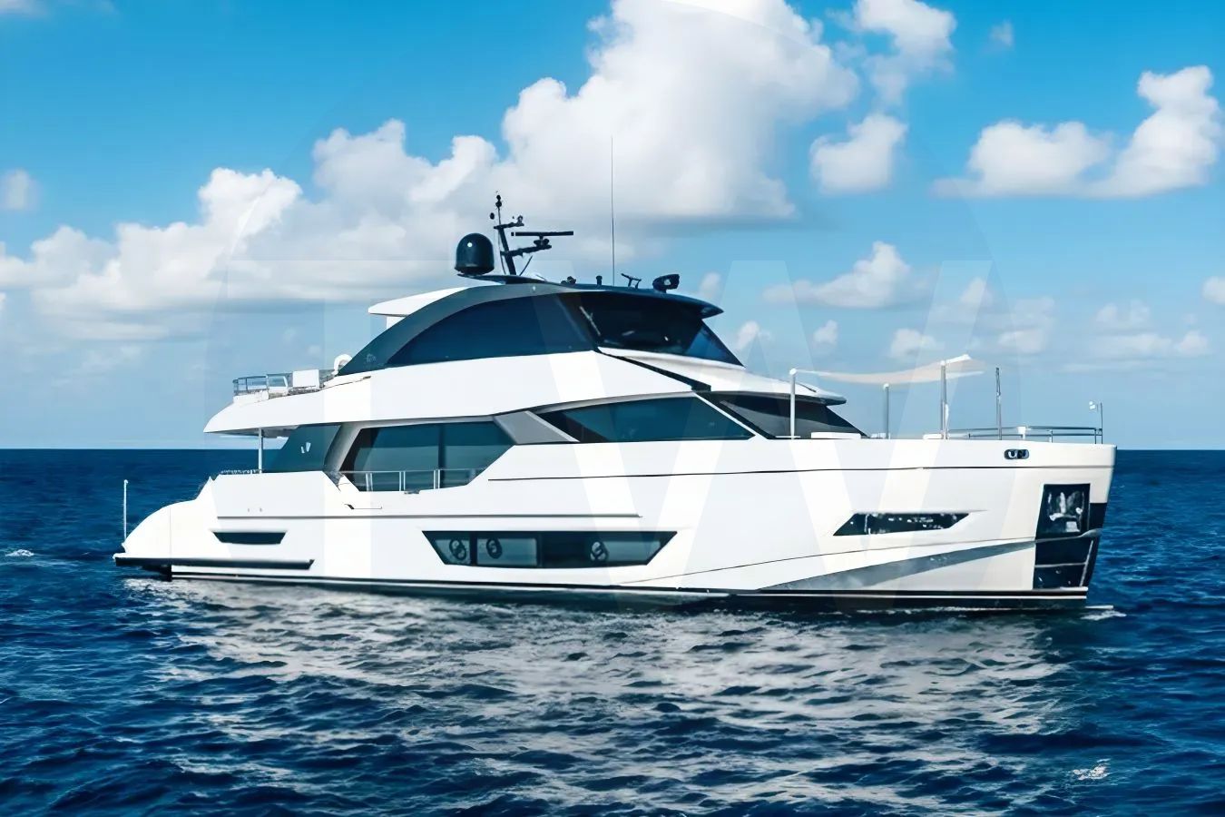 White Aquasition yacht for sale and price, showing the details and features of the interior and exterior available for purchase from LIME Yachts and Brokerage located in Fort Lauderdale Florida.