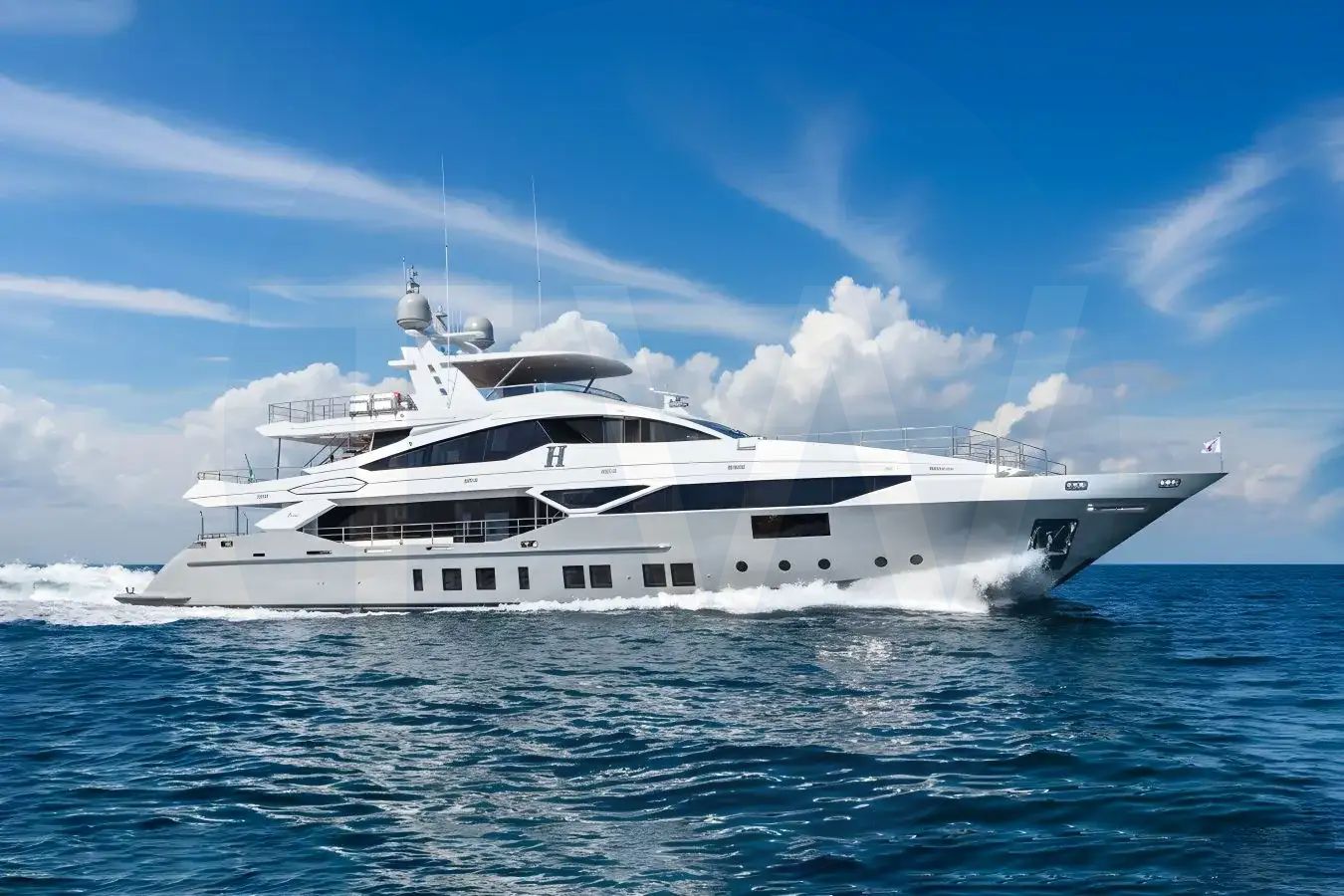 White H yacht - 2026 guide with the owner of the world's 2158th largest yacht, the 138th largest yacht built by superyacht builder Benetti Yachts, based in Italy.