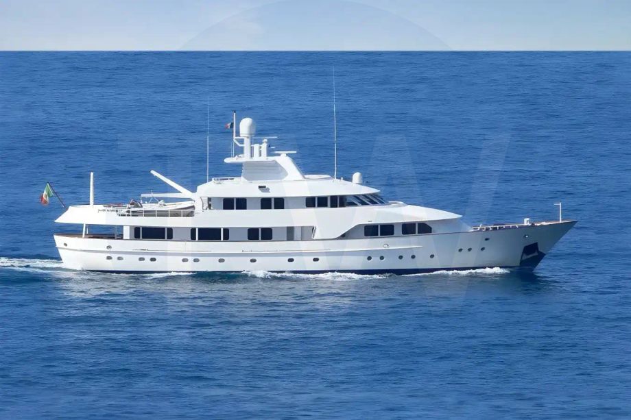 White Sheergold yacht for charter and price, located in Northern Europe; Finland; Norway; Bermuda; Caribbean; Antigua; Bahamas; Cuba; Saint Martin; St Barts offered for rent by LIME Yachts and Brokerage located in Fort Lauderdale Florida.