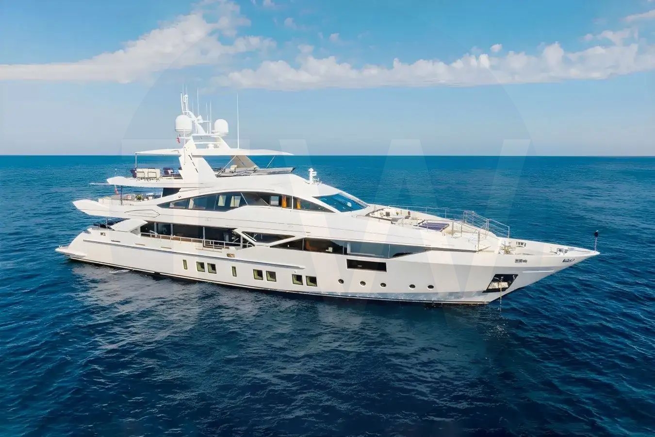 White Koosha I yacht - 2026 guide with the owner of the world's 2241st largest yacht, the 139th largest yacht built by superyacht builder Benetti Yachts, based in Italy.