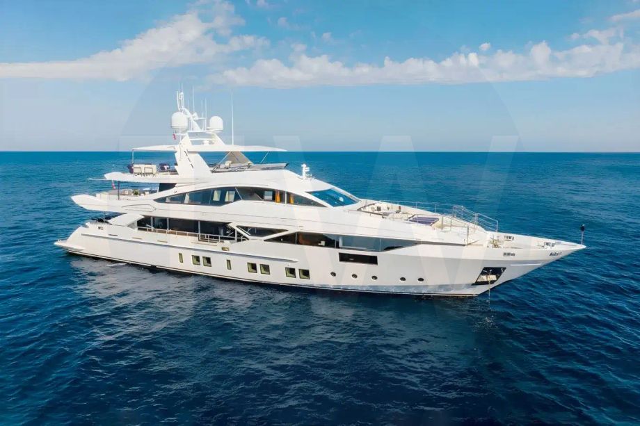 White New Waves yacht for charter and price, located in Mediterranean; Monaco; Bermuda; Caribbean; Antigua; Bahamas; Saint Martin; St Barts offered for rent by LIME Yachts and Brokerage located in Fort Lauderdale Florida.