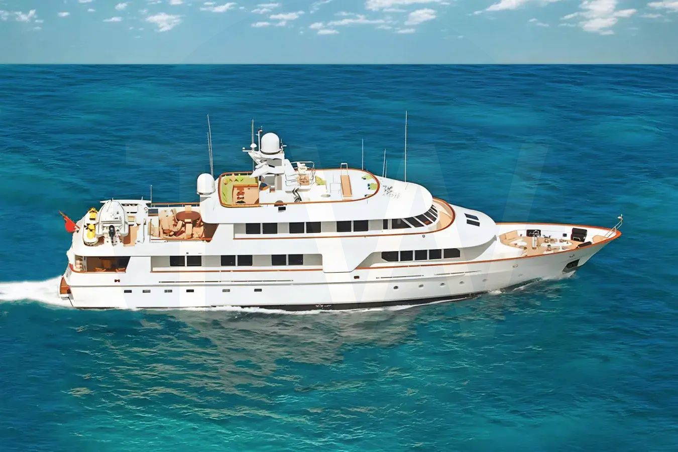 White Monte Carlo yacht - 2026 guide with the owner of the world's 2538th largest yacht, the 99th largest yacht built by superyacht builder Amels, based in Netherlands.