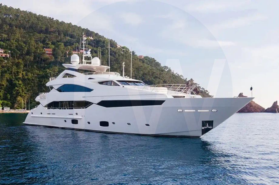 White Anya yacht for charter and price, located in Mediterranean; France; Italy; Monaco offered for rent by LIME Yachts and Brokerage located in Fort Lauderdale Florida.