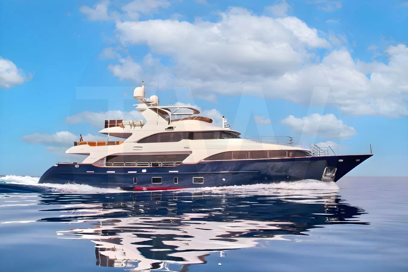 White Option B yacht - 2026 guide with the owner of the world's 3429th largest yacht, the 221st largest yacht built by superyacht builder Benetti Yachts, based in Italy.