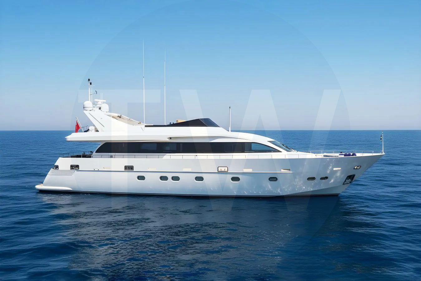 White Milgauss yacht for sale and price, showing the details and features of the interior and exterior available for purchase from LIME Yachts and Brokerage located in Fort Lauderdale Florida.
