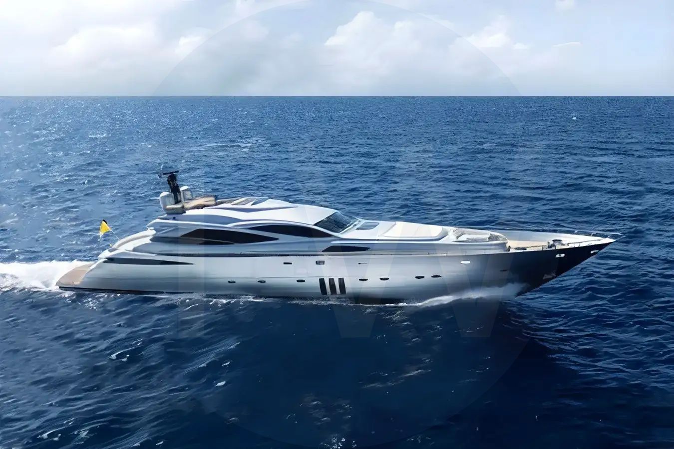 White La Cima III yacht - 2026 guide with the owner of the world's 3980th largest yacht, the 8th largest yacht built by superyacht builder Pershing, based in Italy.