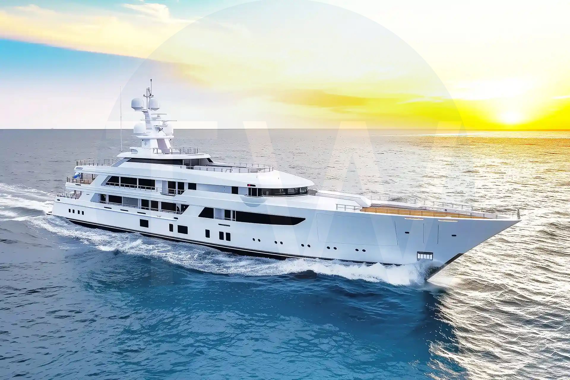White Boardwalk V yacht for sale and price, showing the details and features of the interior and exterior available for purchase from LIME Yachts and Brokerage located in Fort Lauderdale Florida.