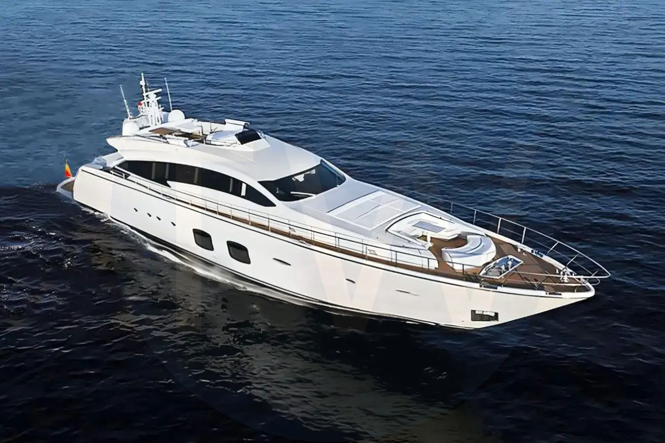 White Le Caprice IV yacht - 2026 guide with the owner of the world's 5101st largest yacht, the 32nd largest yacht built by superyacht builder Pershing, based in Italy.