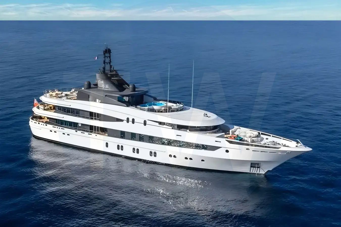 White AHS yacht - 2026 guide with the owner of the world's 445th largest yacht, the 27th largest yacht built by superyacht builder Oceanco, based in Netherlands.
