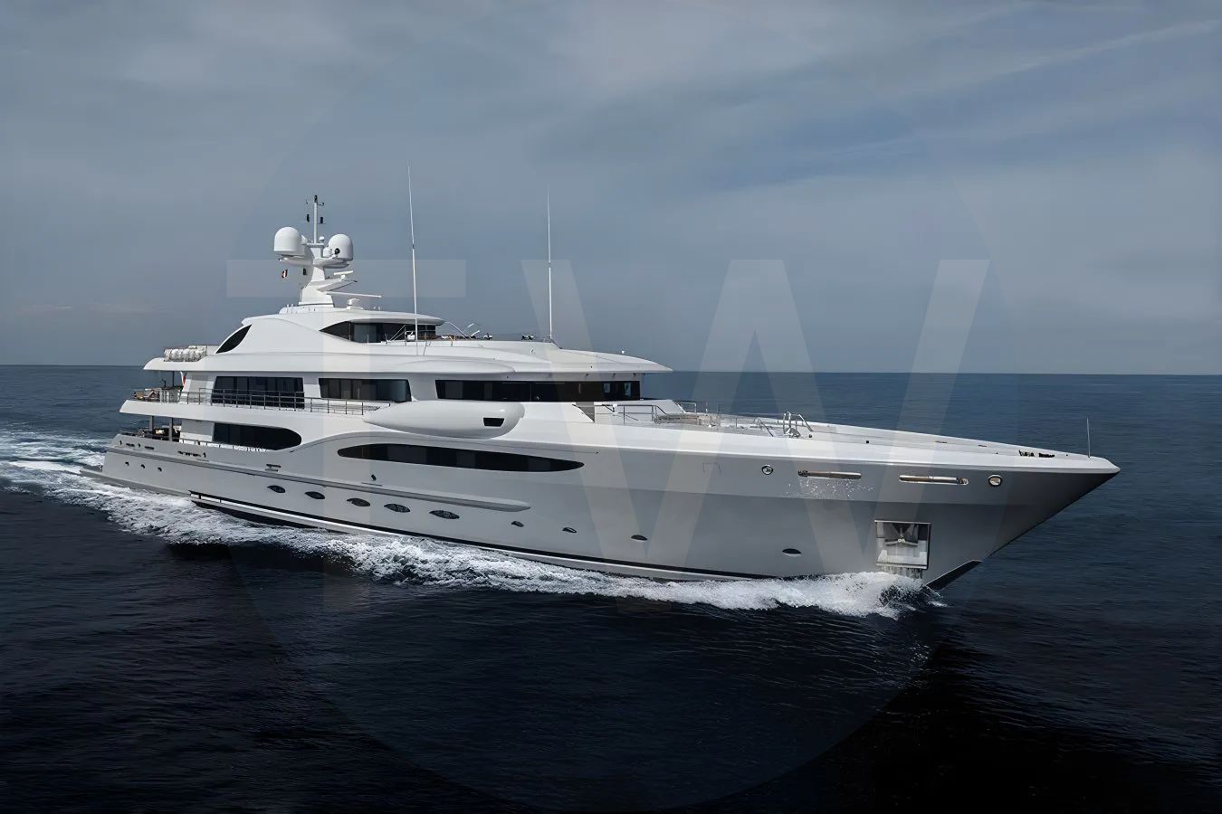 White Ventum Maris yacht - 2026 guide with the owner of the world's 450th largest yacht, the 24th largest yacht built by superyacht builder Amels, based in Netherlands.