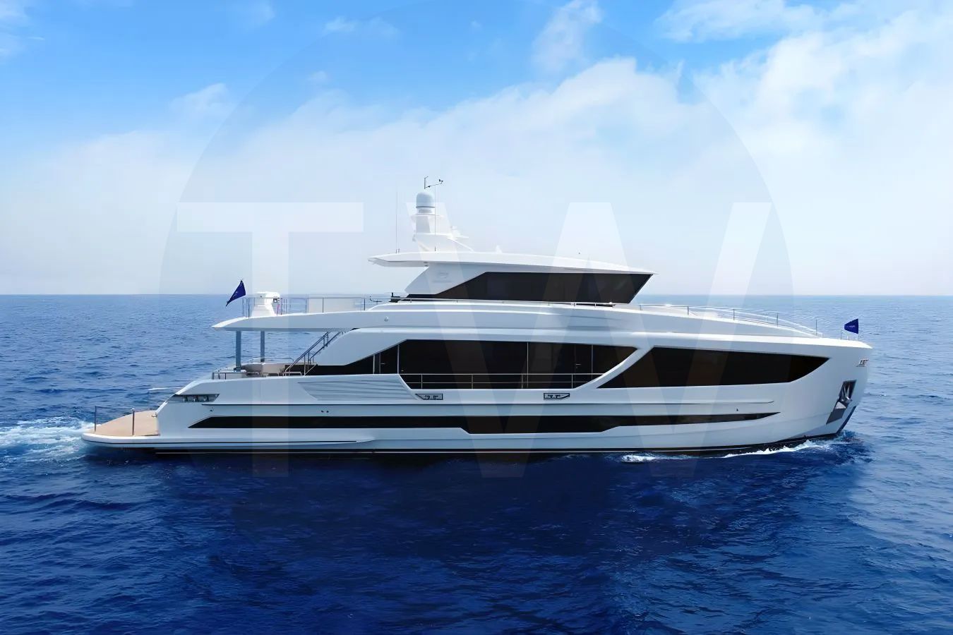 White Aqua Life yacht for sale and price, showing the details and features of the interior and exterior available for purchase from LIME Yachts and Brokerage located in Fort Lauderdale Florida.