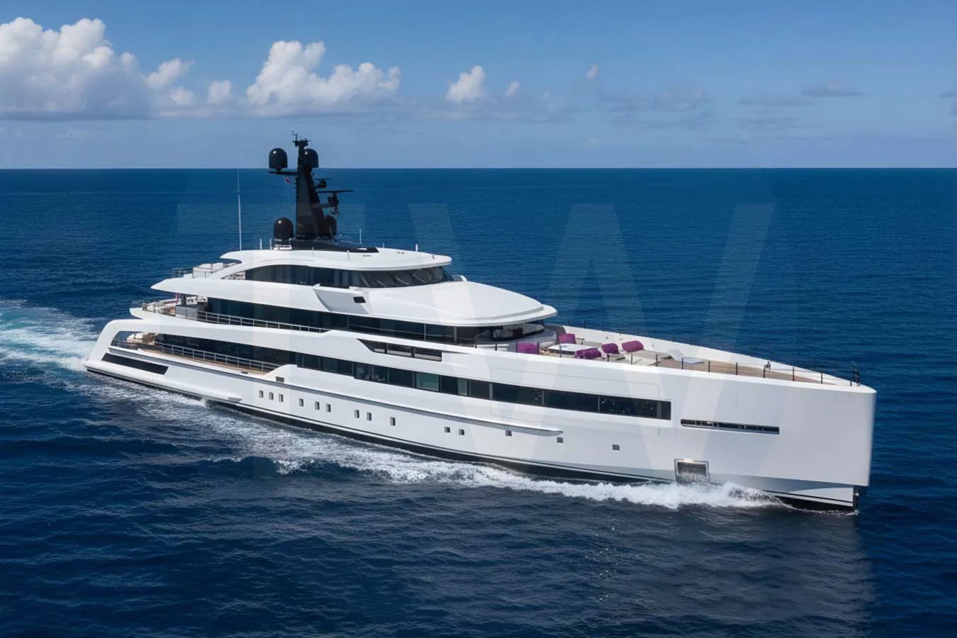 White RIO yacht - 2026 guide with the owner of the world's 533rd largest yacht, the 10th largest yacht built by superyacht builder CRN, based in Italy.