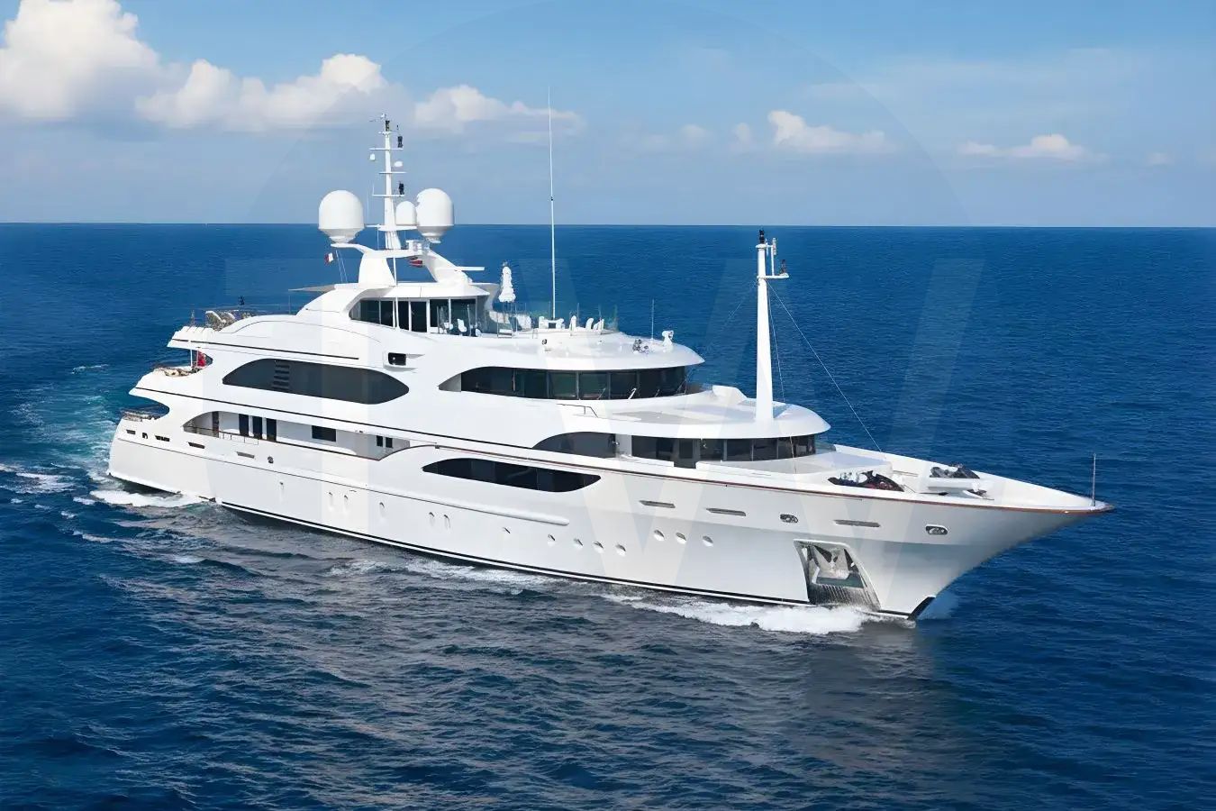 White Christina V yacht - 2026 guide with the owner of the world's 661st largest yacht, the 36th largest yacht built by superyacht builder Benetti Yachts, based in Italy.