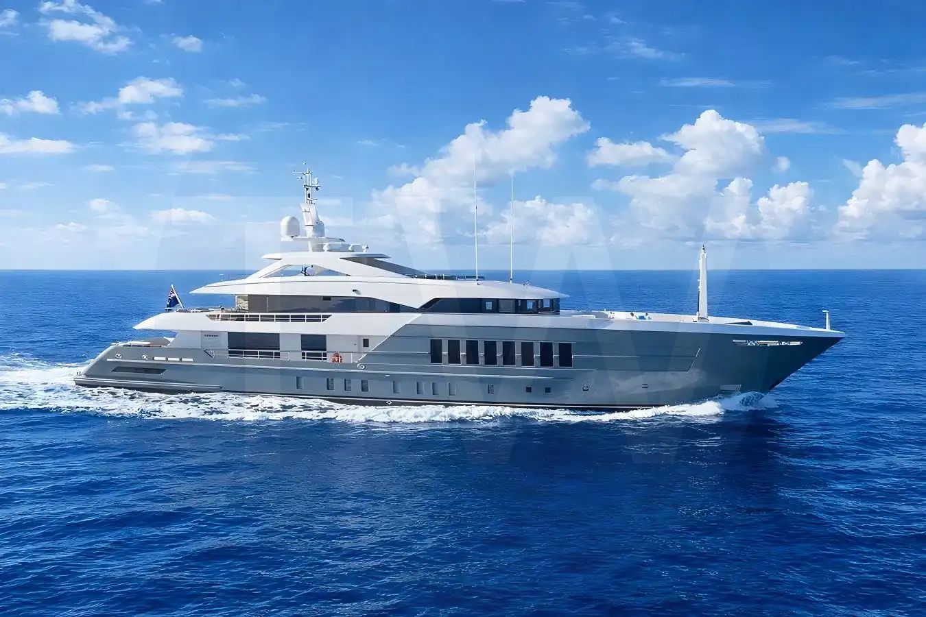 White Reliance yacht for sale and price, showing the details and features of the interior and exterior available for purchase from LIME Yachts and Brokerage located in Fort Lauderdale Florida.