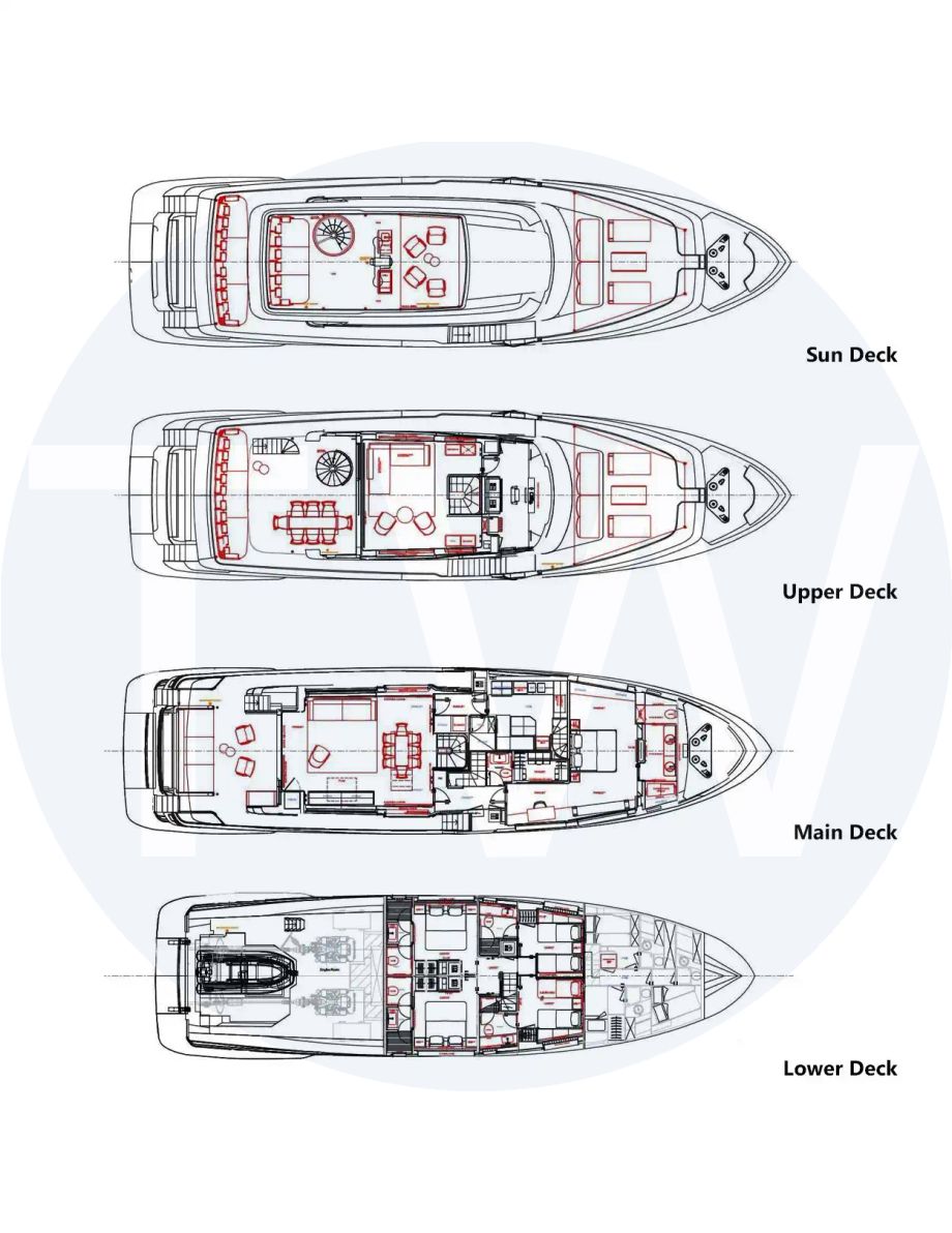 White Daydream yacht - 2026 guide with the owner of the world's 8195th largest yacht, the 299th largest yacht built by superyacht builder Custom Line, based in Italy.