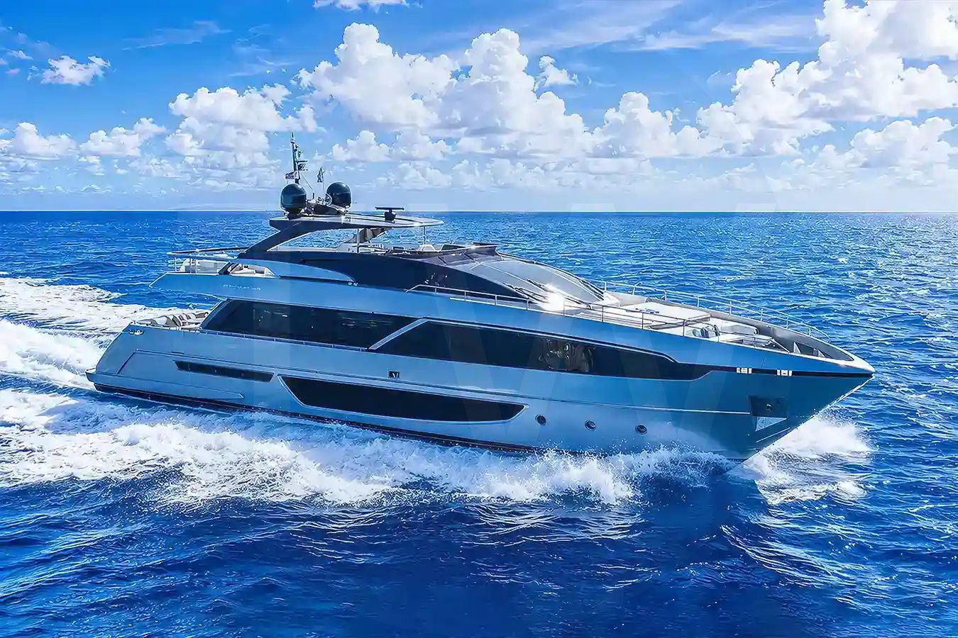 White No Stress yacht - 2026 guide with the owner of the world's 7071st largest yacht, the 86th largest yacht built by superyacht builder Riva, based in Italy.