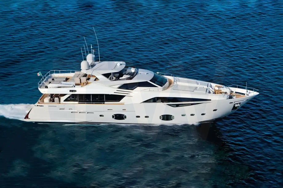 White Self yacht for sale and price, showing the details and features of the interior and exterior available for purchase from LIME Yachts and Brokerage located in Fort Lauderdale Florida.