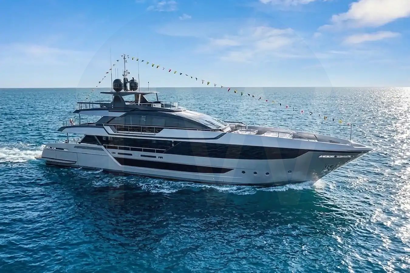 White Janus Navem yacht for sale and price, showing the details and features of the interior and exterior available for purchase from LIME Yachts and Brokerage located in Fort Lauderdale Florida.