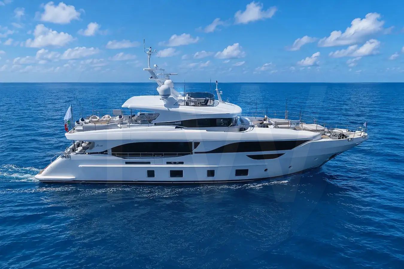 White Naz yacht - 2026 guide with the owner of the world's 7698th largest yacht, the 375th largest yacht built by superyacht builder Benetti Yachts, based in Italy.