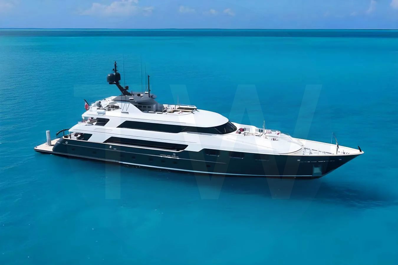 White No Bad Ideas yacht - 2026 guide with the owner of the world's 1396th largest yacht, the 30th largest yacht built by superyacht builder Trinity, based in United States.