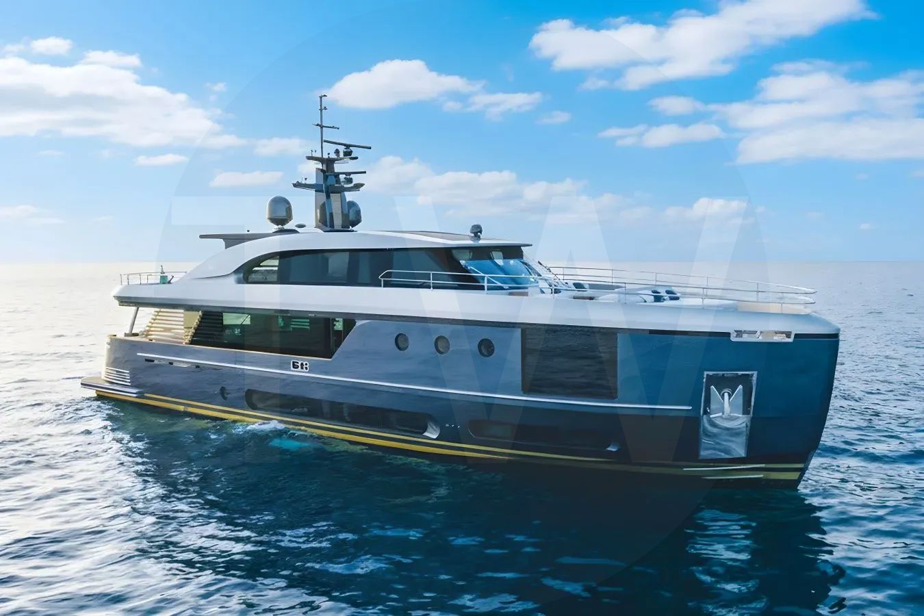 White Palmax yacht - 2026 guide with the owner of the world's 7243rd largest yacht, the 271st largest yacht built by superyacht builder Azimut, based in Italy.