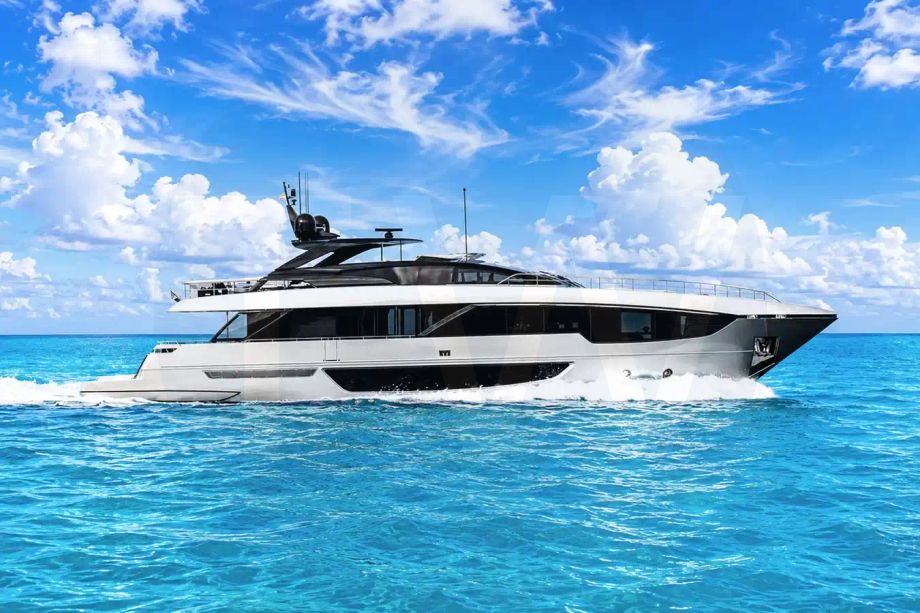 White Stile Di Vita yacht for sale and price, showing the details and features of the interior and exterior available for purchase from LIME Yachts and Brokerage located in Fort Lauderdale Florida.