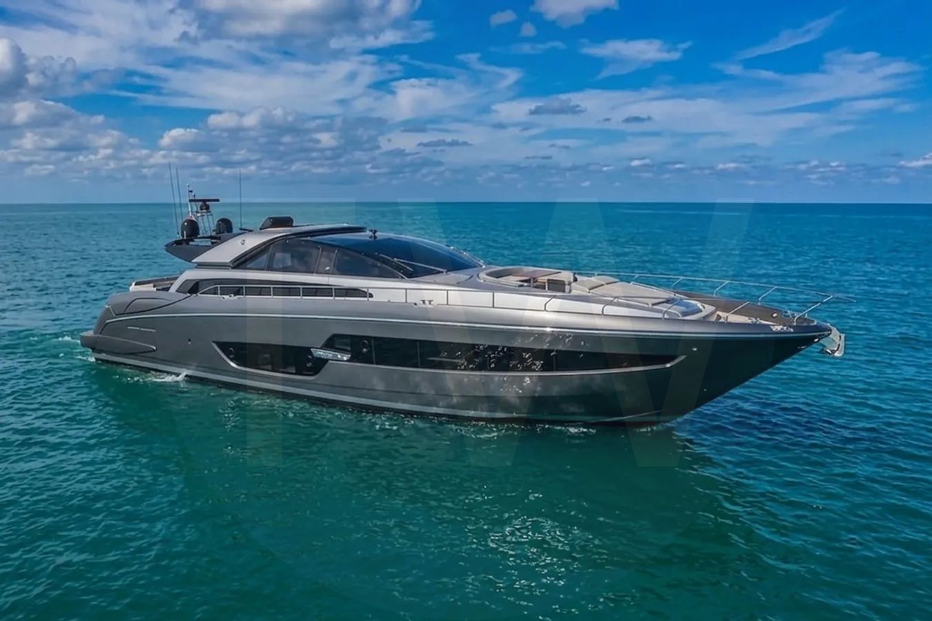 White Evenflow yacht for sale and price, showing the details and features of the interior and exterior available for purchase from LIME Yachts and Brokerage located in Fort Lauderdale Florida.